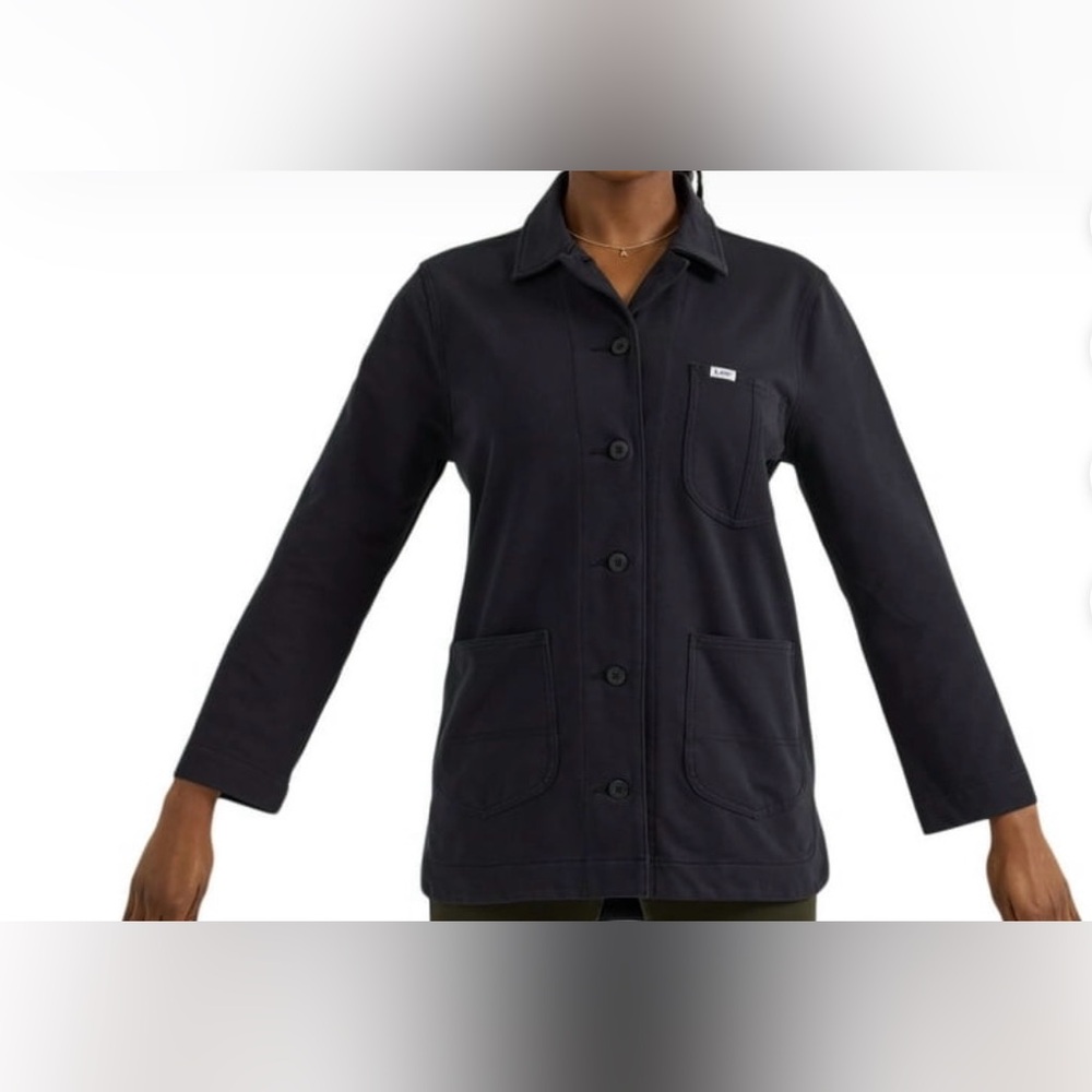 Lee Women's Black Utility Button-Front Jacket